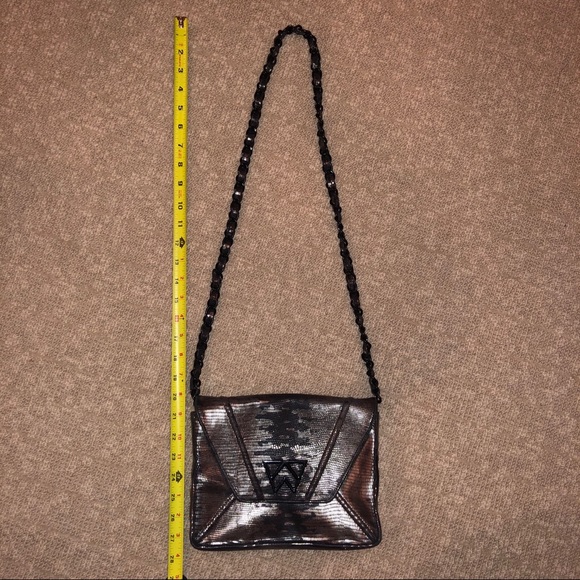 Kelly Wynne Cloud 9 Clutch Metallic Snakeskin - Picture 7 of 9